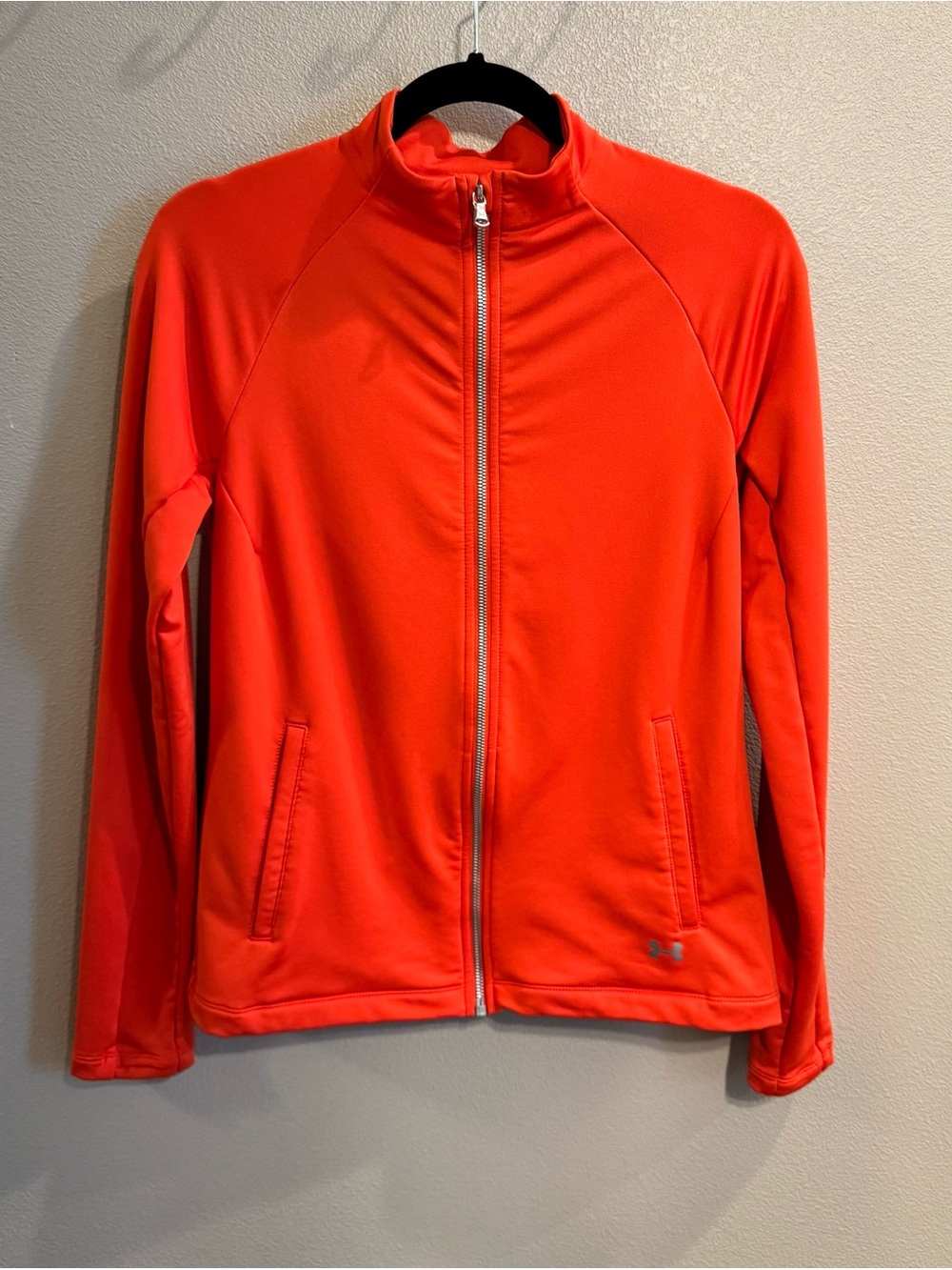 Under Armour Women's Bright Orange Full-Zip Jacket